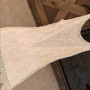 Fuller beaded white dress